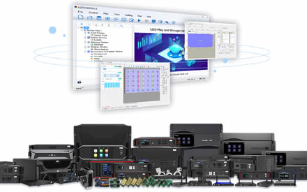 Colorlight LED software.