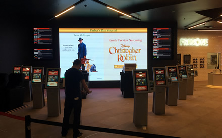 High quality and effective LED promotional display.
